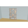 Custom bookcase  (H129cm - W99 cm)