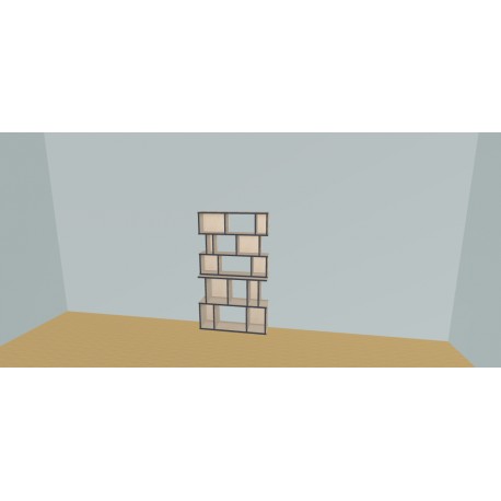 Boekenkast op maat  (H156cm - B100 cm)