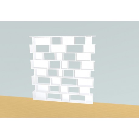 Boekenkast op maat  (H207cm - B200 cm)