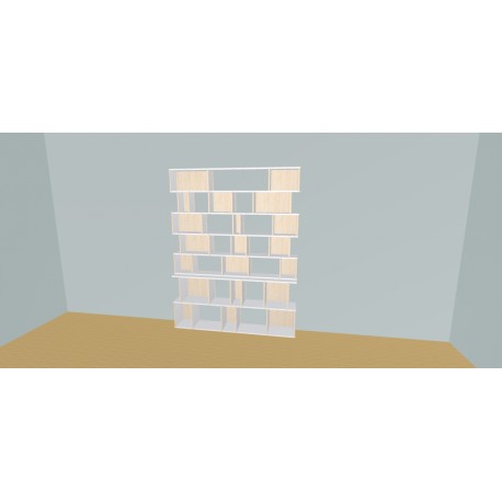 Custom bookcase  (H209cm - W180 cm)