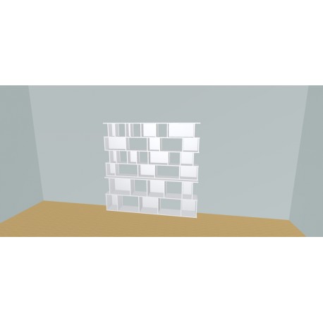 Boekenkast op maat  (H182cm - B210 cm)