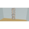 Custom bookcase  (H239cm - W85 cm)