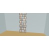 Custom bookcase  (H254cm - W100 cm)
