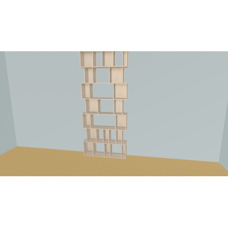 Bibliotheek  (H288cm - B120 cm)