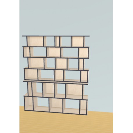 Bibliotheek  (H176cm - B150 cm)