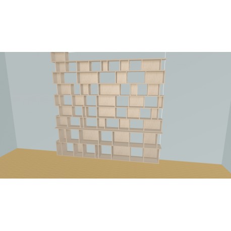 Bibliotheek  (H257cm - B289 cm)