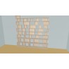 Bookshelf  (H257cm - W289 cm)
