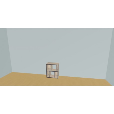 Boekenkast op maat  (H73cm - B70 cm)