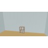 Custom bookcase  (H73cm - W70 cm)