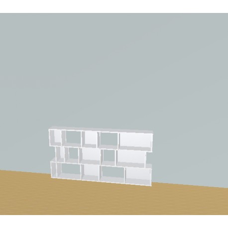 Bibliotheek  (H82cm - B179 cm)