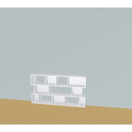 Bibliotheek  (H82cm - B165 cm)
