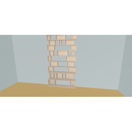 Bookshelf  (H254cm - W155 cm)