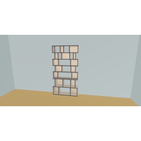 Bibliotheek  (H209cm - B120 cm)