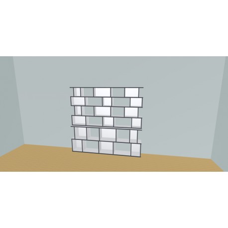 Bookshelf  (H176cm - W210 cm)