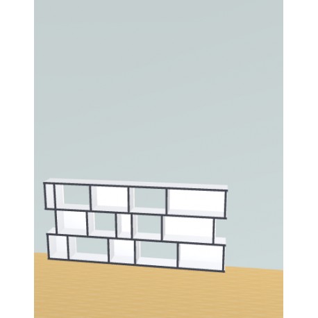Bookshelf  (H82cm - W180 cm)