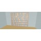 Boekenkast op maat (H239cm - B335 cm)