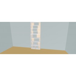 Custom bookcase  (H248cm - W100 cm)