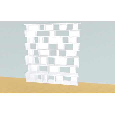 Meuble Bibliothèque sur-mesure (H241cm - L224 cm)