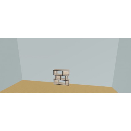 Boekenkast op maat  (H82cm - B97 cm)