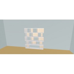 Custom bookcase  (H181cm - W164 cm)