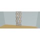 Custom bookcase  (H248cm - W95 cm)