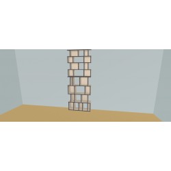 Custom bookcase  (H248cm - W95 cm)