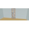 Custom bookcase  (H248cm - W95 cm)