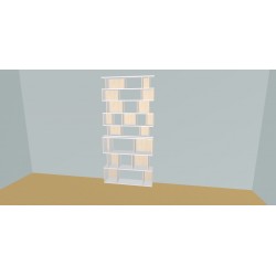Custom bookcase  (H236cm - W125 cm)