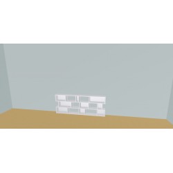 Meuble Bibliothèque sur-mesure (H73cm - L185 cm)