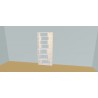 Custom bookcase  (H212cm - W98 cm)