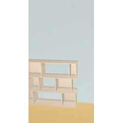 Boekenkast op maat  (H109cm - B129 cm)