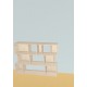 Meuble Bibliothèque sur-mesure (H109cm - L149 cm)