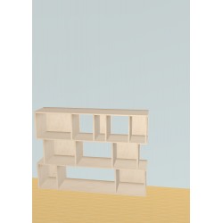 Custom bookcase  (H109cm - W149 cm)