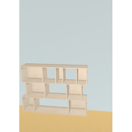 Custom bookcase  (H109cm - W149 cm)