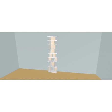 Meuble Bibliothèque sur-mesure (H227cm - L65 cm)