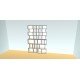 Custom bookcase  (H212cm - W217 cm)