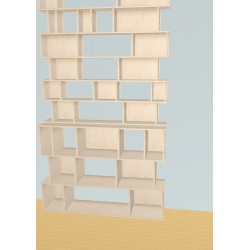 Custom bookcase  (H269cm - W149 cm)
