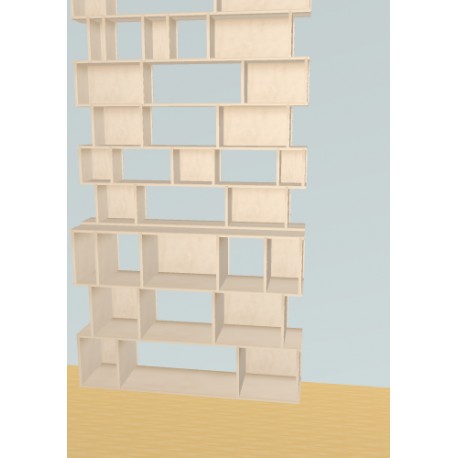 Custom bookcase  (H269cm - W149 cm)