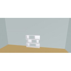 Boekenkast op maat  (H109cm - B135 cm)
