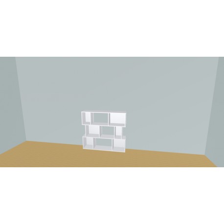 Boekenkast op maat  (H109cm - B135 cm)
