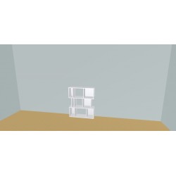 Custom bookcase  (H109cm - W100 cm)