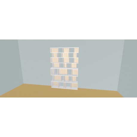Custom bookcase  (H212cm - W160 cm)