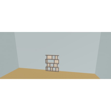 Boekenkast op maat  (H109cm - B100 cm)