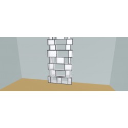 Custom bookcase  (H312cm - W150 cm)