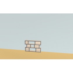 Meuble Bibliothèque sur-mesure (H76cm - L110 cm)