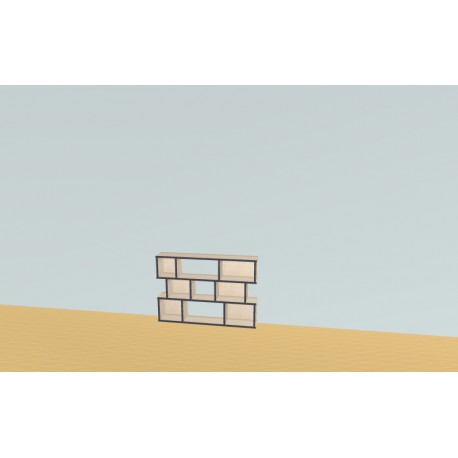 Meuble Bibliothèque sur-mesure (H76cm - L110 cm)