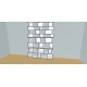 Custom bookcase  (H274cm - W200 cm)