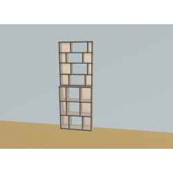 Custom bookcase  (H212cm - W80 cm)