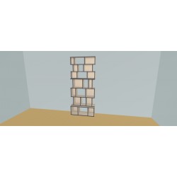 Custom bookcase  (H229cm - W108 cm)