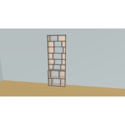 Custom bookcase  (H224cm - W80 cm)